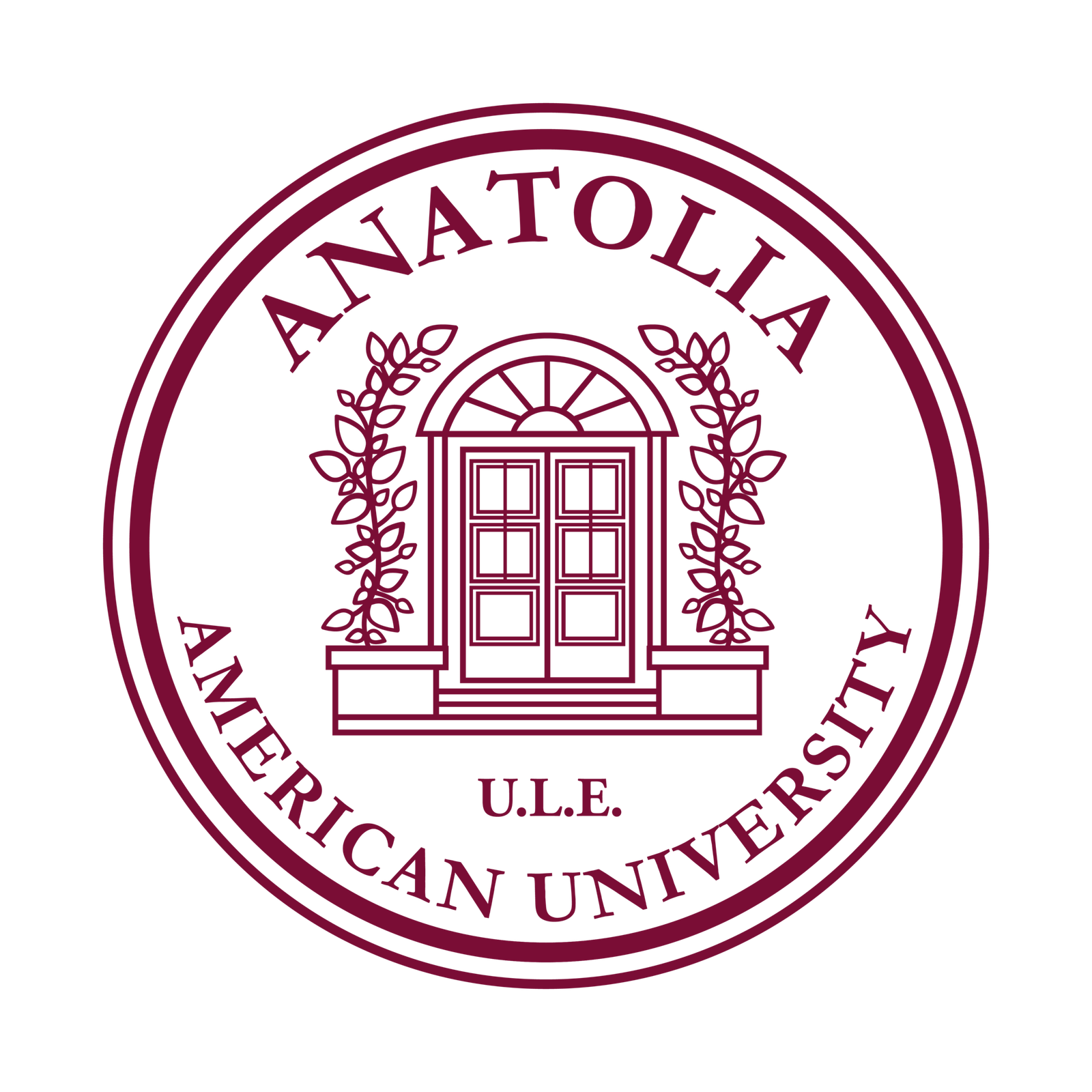 AAU_CREST_burgundy_transparent_Via Academica