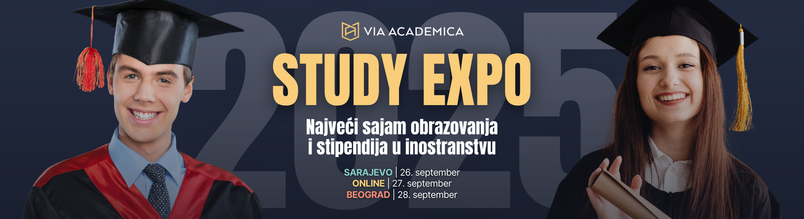 Study Expo 2025 Sajam studija i stipendija u inostranstvu Via Academica