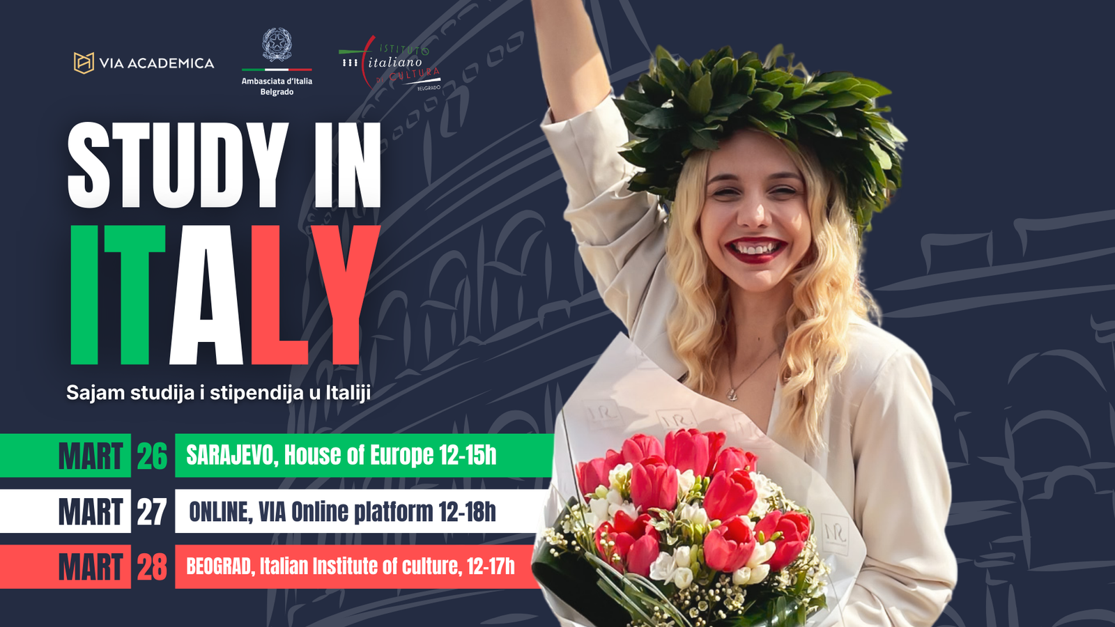 Agenda Via Academica STUDY IN ITALY 2026