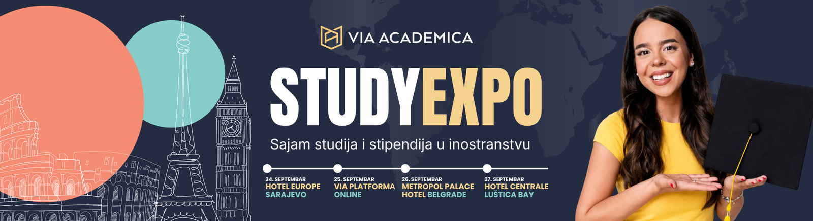 Study Expo 2026 Via Academica studije i stipendije u inostranstvu